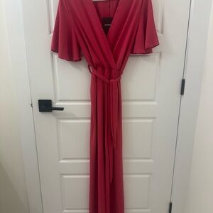 Parisian Works Scarlet Wrap Jumpsuit